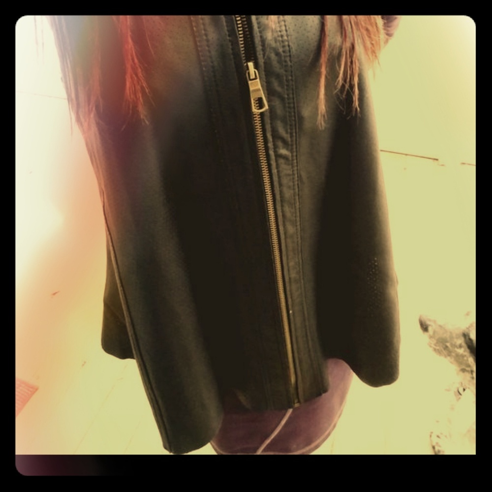 Leather vest